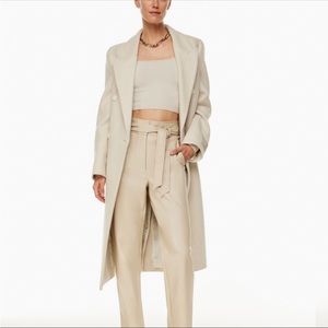 Aritzia Babaton high waist tie Belted Pant size 2